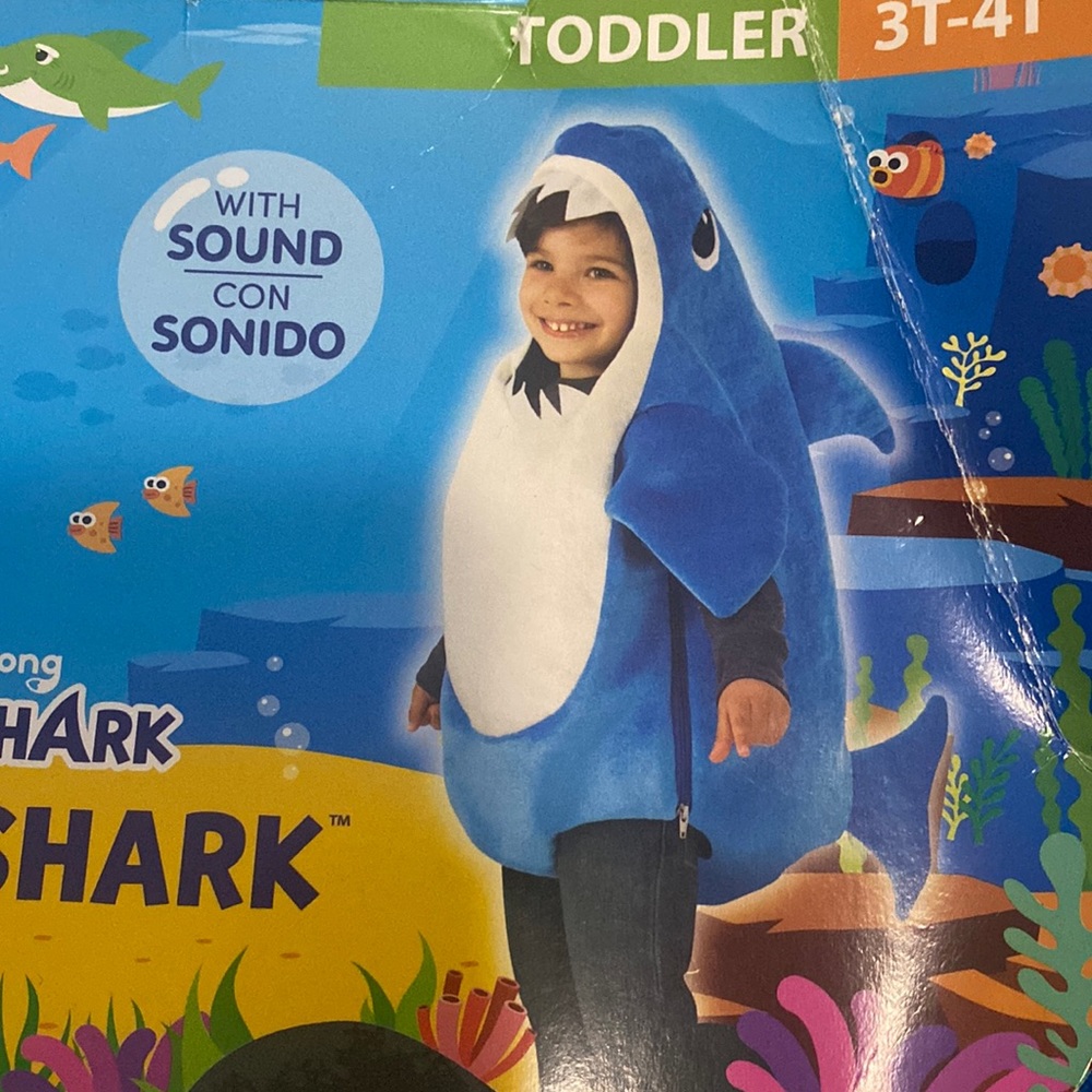 Baby Shark Costume 3T-4T